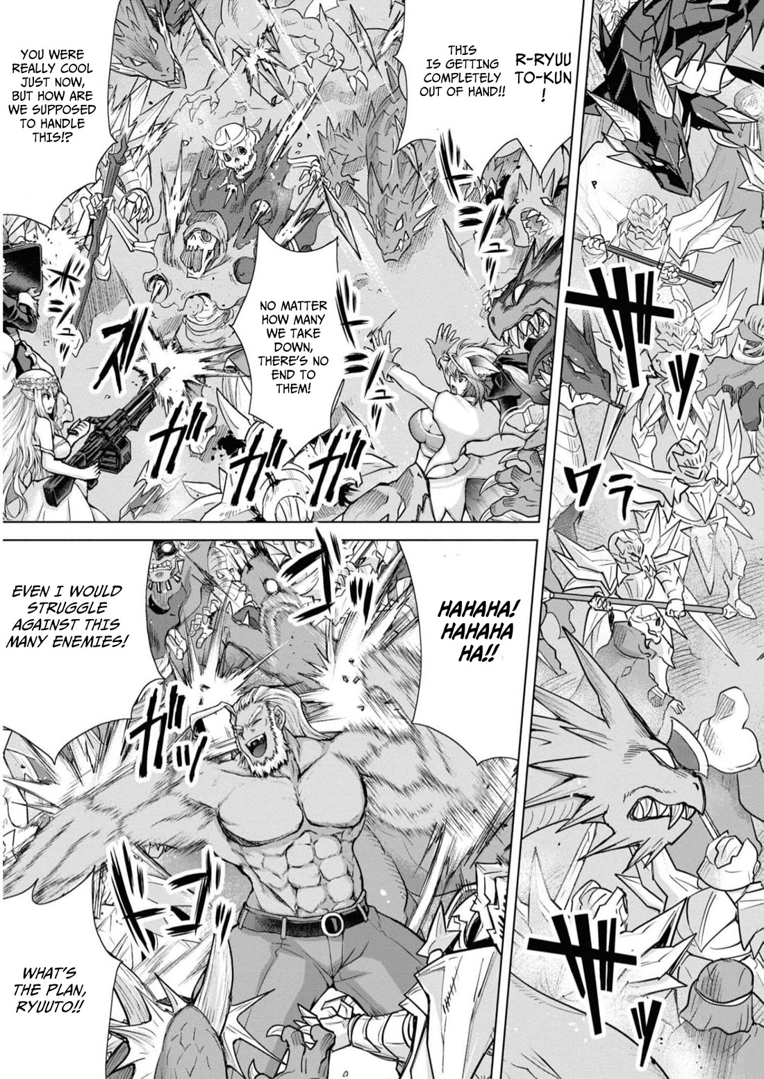 Gunota ga Mahou Sekai ni Tensei Shitara, Gendai Heiki de Guntai Harem o Tsukucchaimashita!? chapter 87 page 20