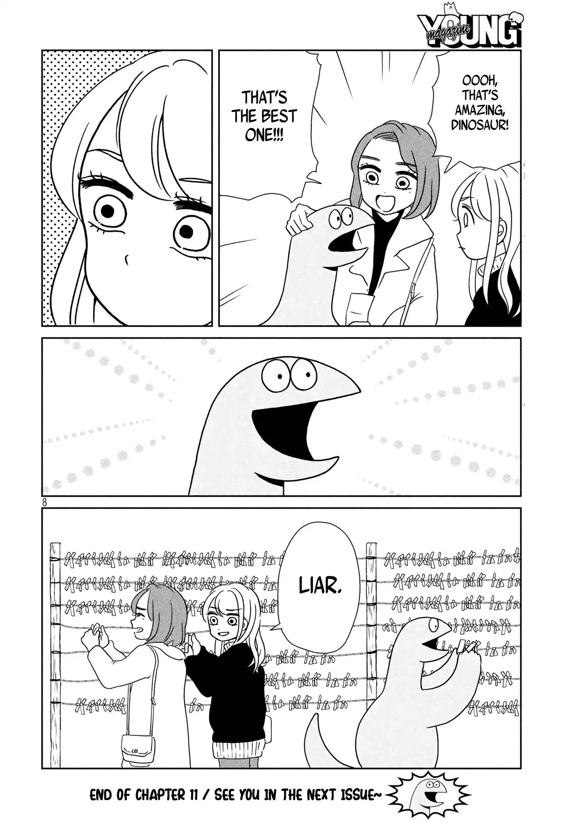 Gyaru and Dinosaur chapter 11 page 8