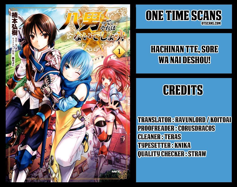 Hachinan tte, Sore wa Nai Deshou! chapter 11 page 1