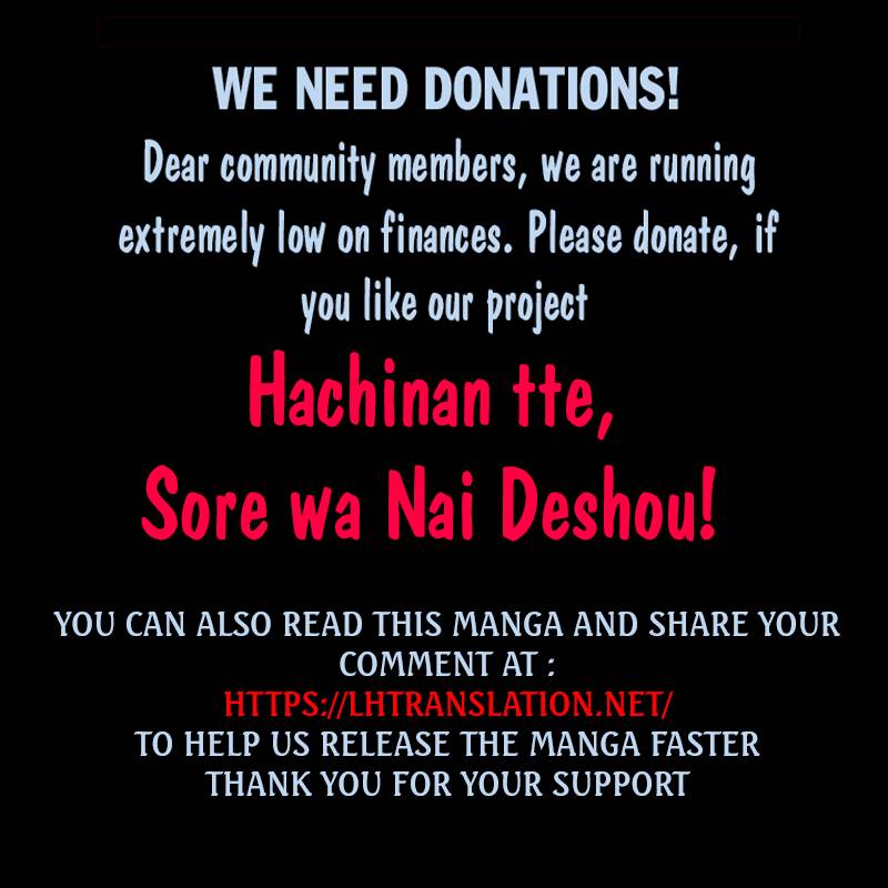 Hachinan tte, Sore wa Nai Deshou! chapter 60 page 25