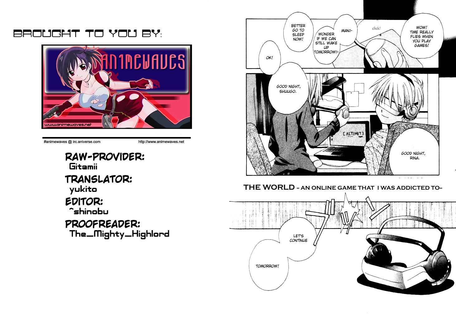 .hack//Tasogare no Udewa Densetsu chapter 1 page 10