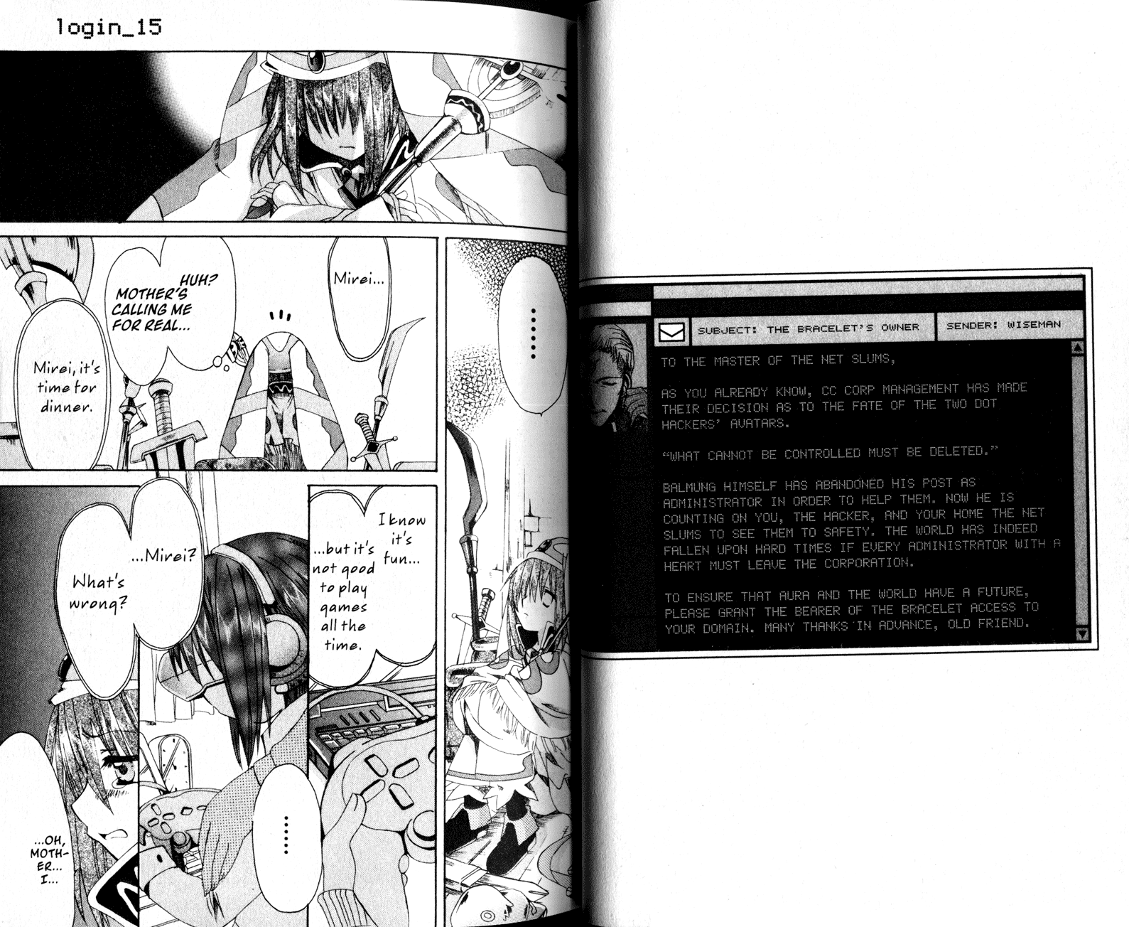 .hack//Tasogare no Udewa Densetsu chapter 15 page 1