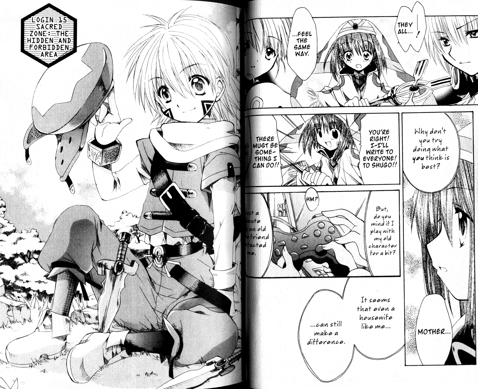 .hack//Tasogare no Udewa Densetsu chapter 15 page 3