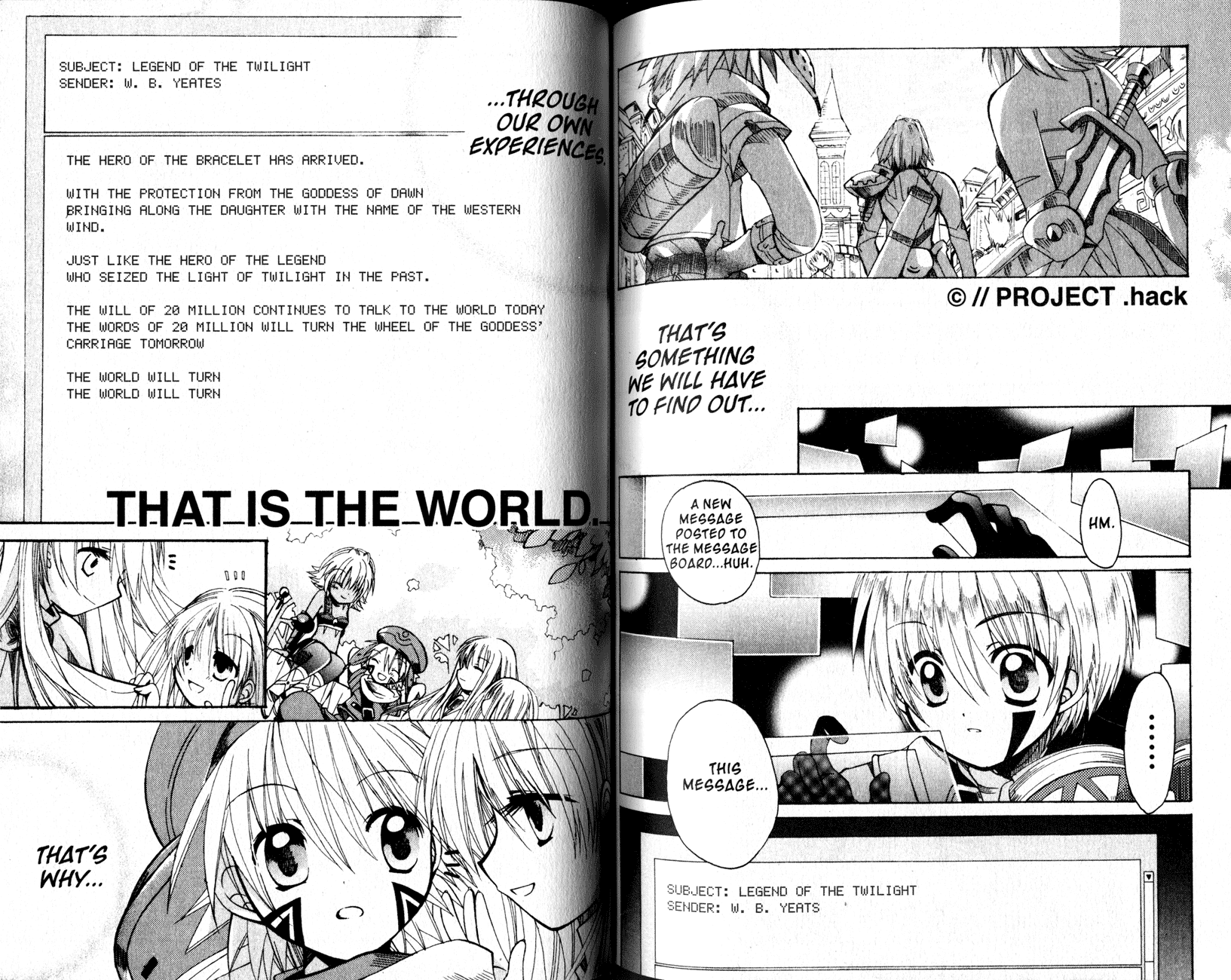 .hack//Tasogare no Udewa Densetsu chapter 21 page 11