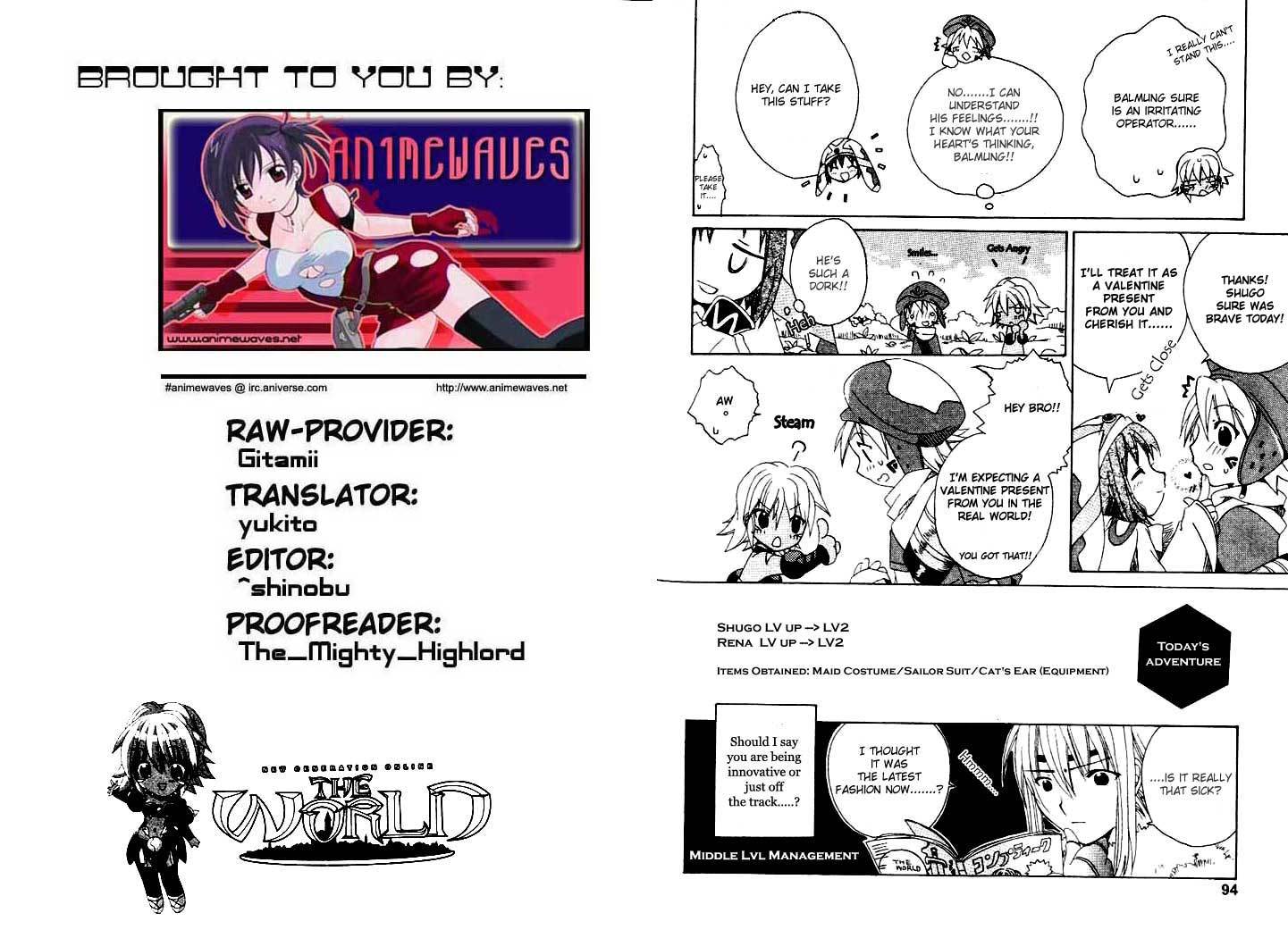 .hack//Tasogare no Udewa Densetsu chapter 4 page 1