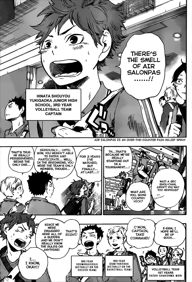 Haikyuu!! chapter 1 page 8