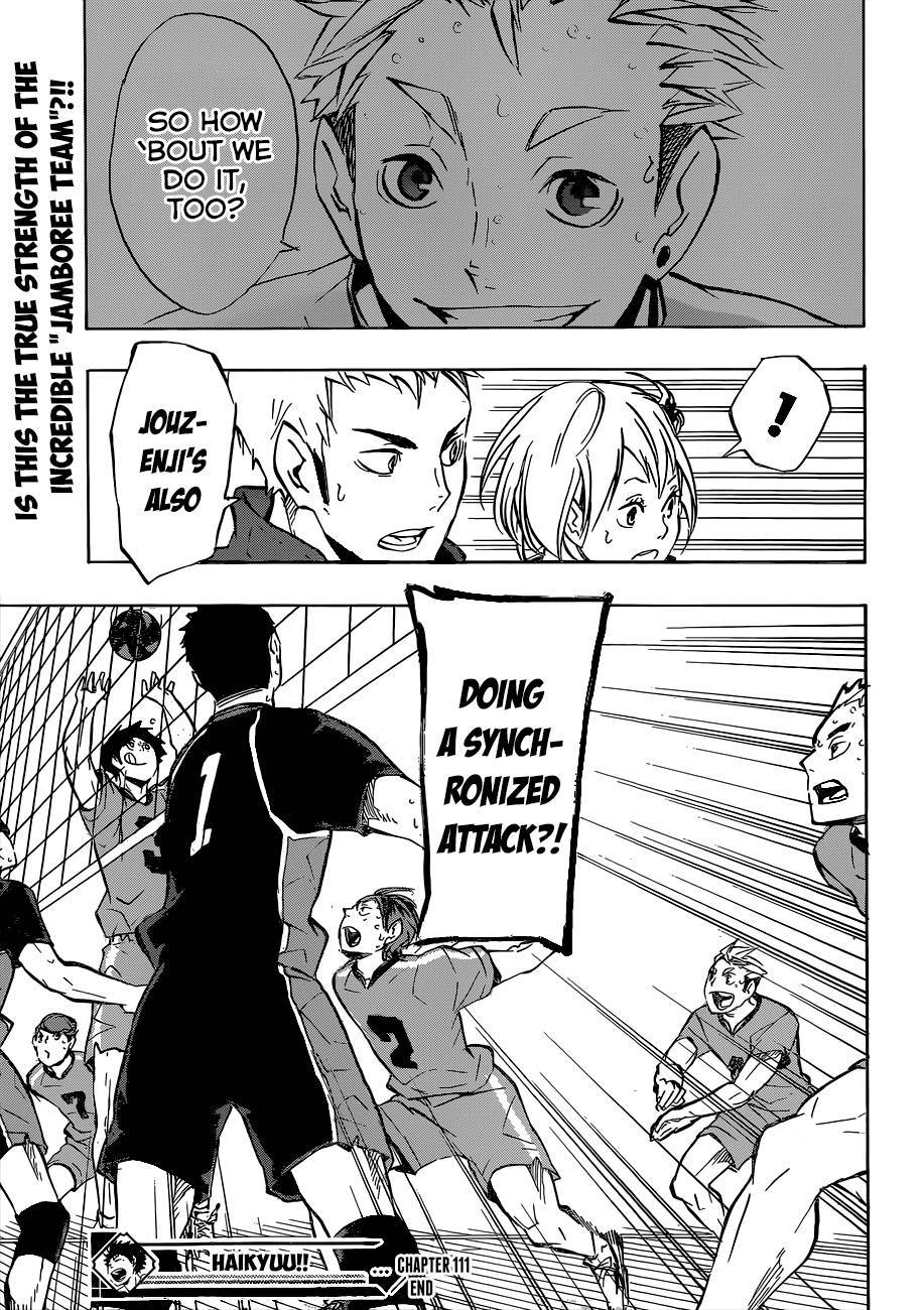 Haikyuu!! chapter 111 page 20