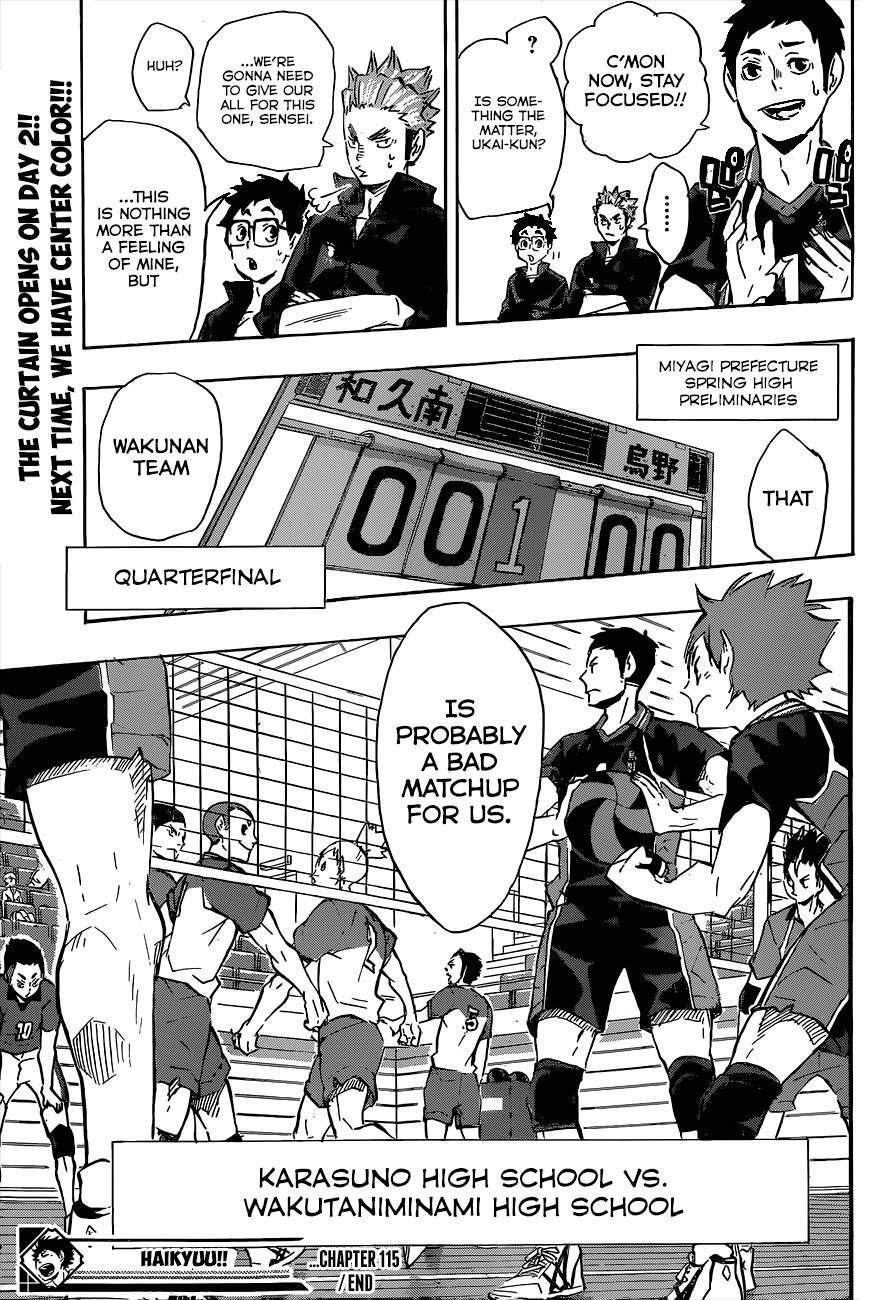 Haikyuu!! chapter 115 page 20