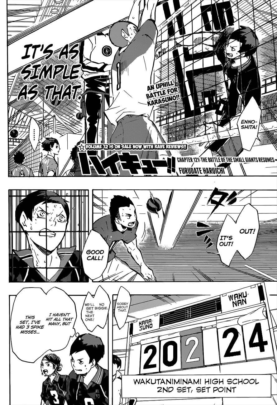 Haikyuu!! chapter 121 page 3