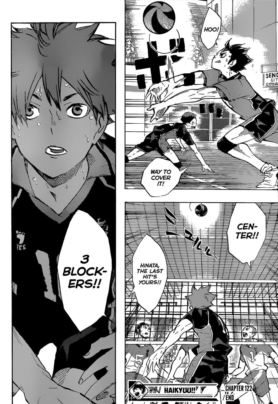 Haikyuu!! chapter 122 page 17