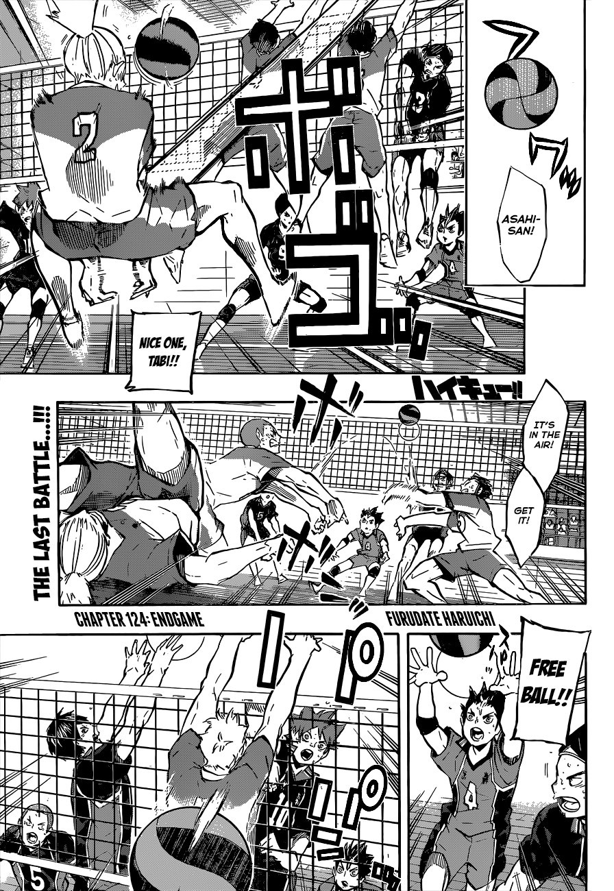 Haikyuu!! chapter 124 page 2
