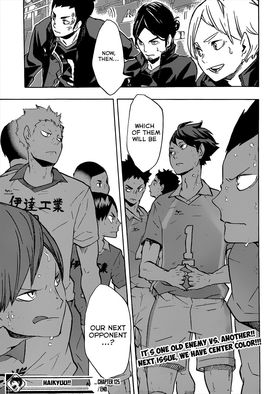 Haikyuu!! chapter 125 page 20