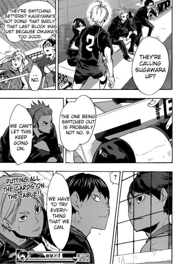 Haikyuu!! chapter 133 page 19