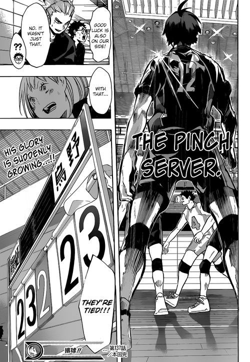 Haikyuu!! chapter 137 page 18