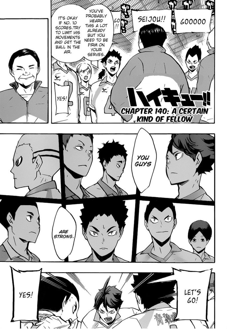 Haikyuu!! chapter 140 page 1