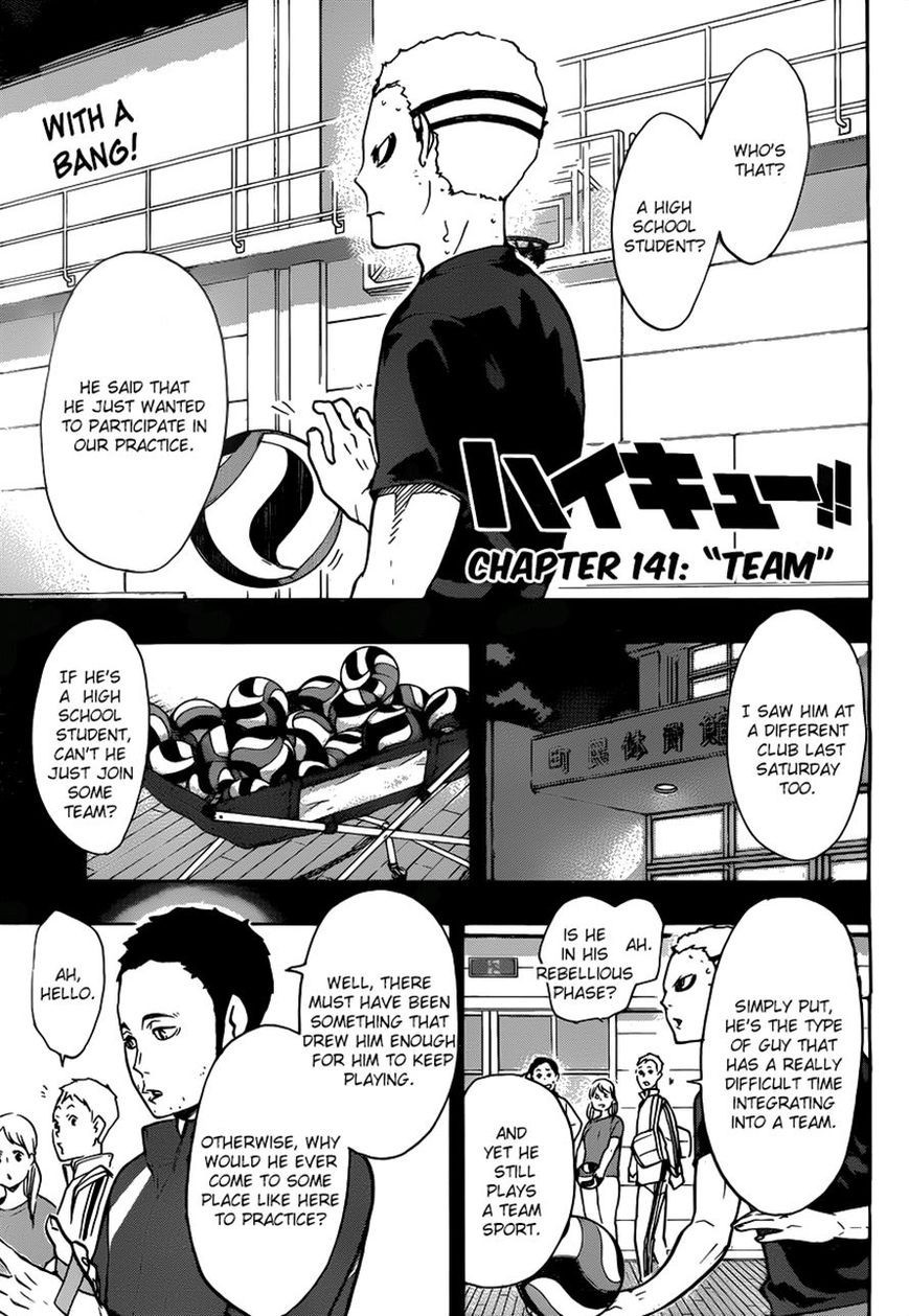 Haikyuu!! chapter 141 page 1