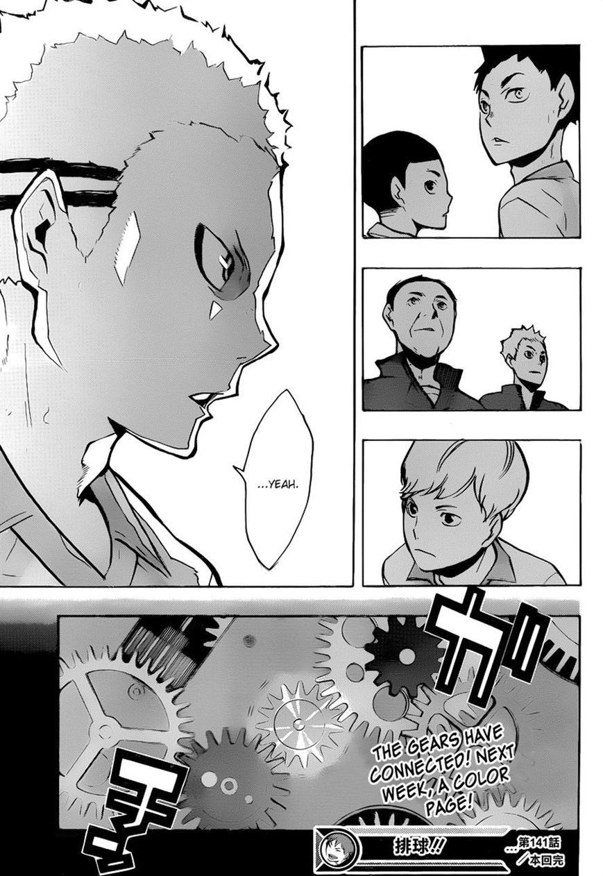 Haikyuu!! chapter 141 page 17