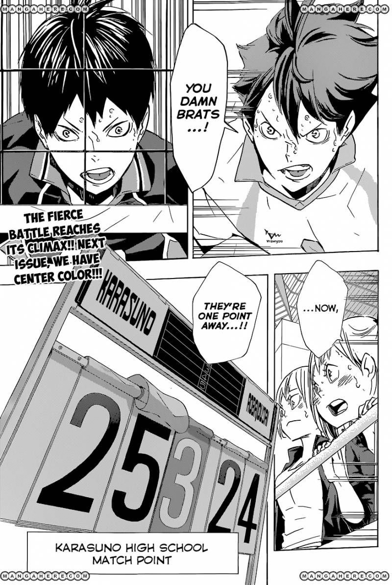 Haikyuu!! chapter 145 page 18
