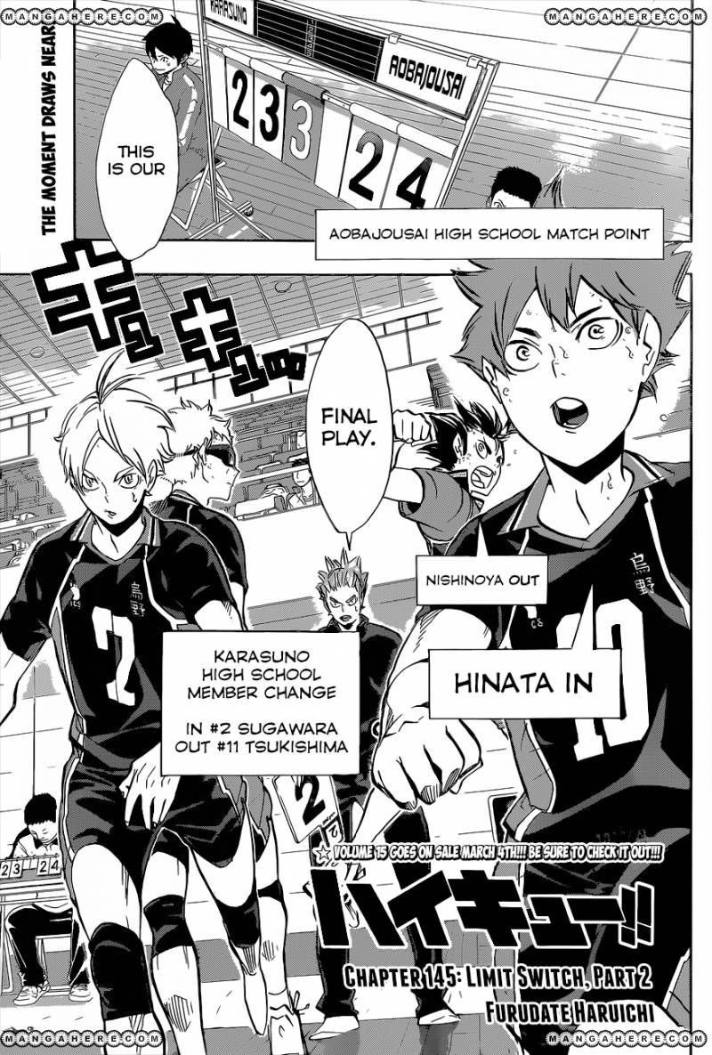 Haikyuu!! chapter 145 page 2