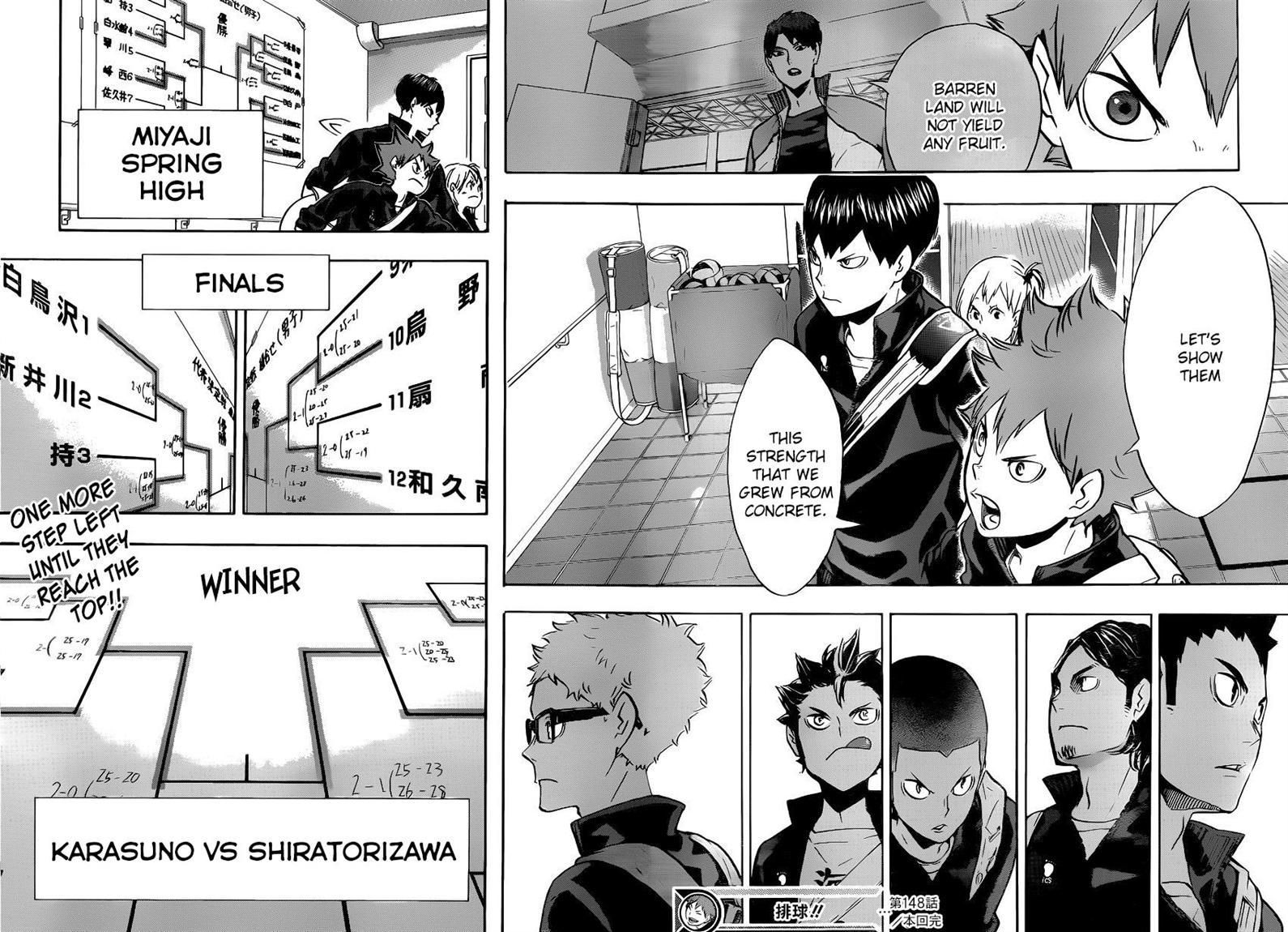 Haikyuu!! chapter 148 page 15