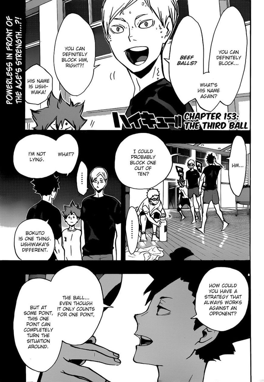 Haikyuu!! chapter 153 page 1
