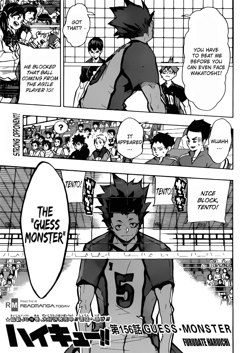 Haikyuu!! chapter 156 page 1
