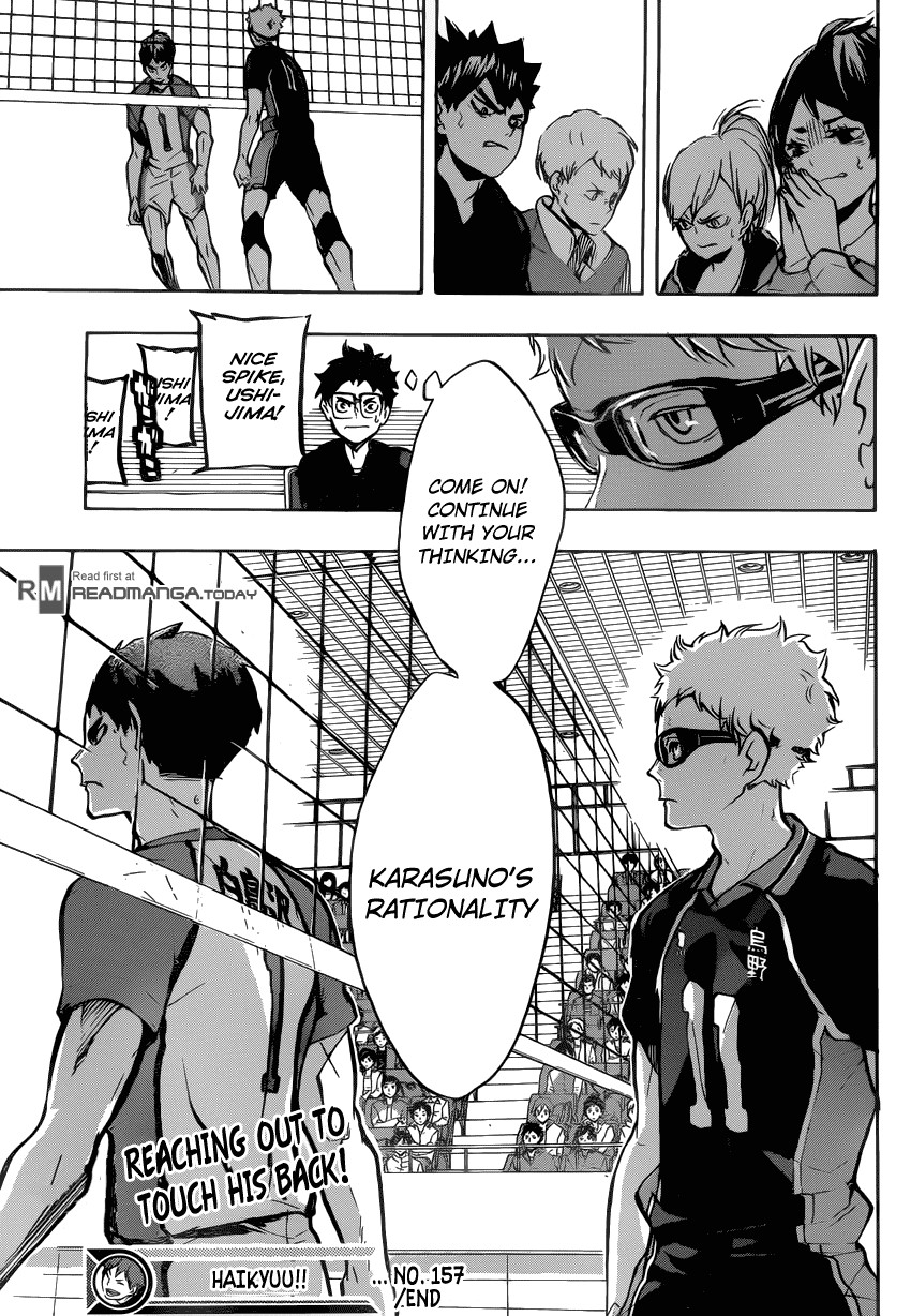 Haikyuu!! chapter 157 page 17