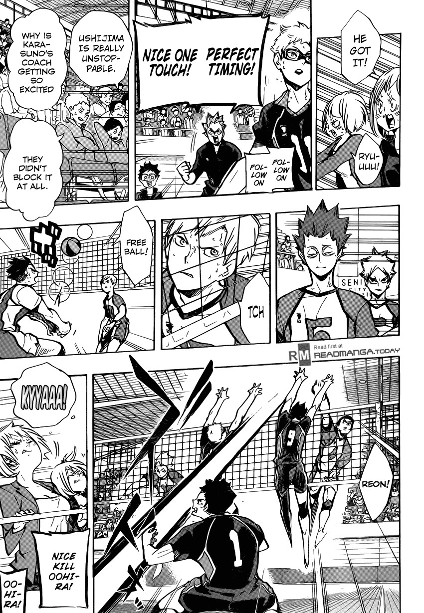 Haikyuu!! chapter 159 page 9