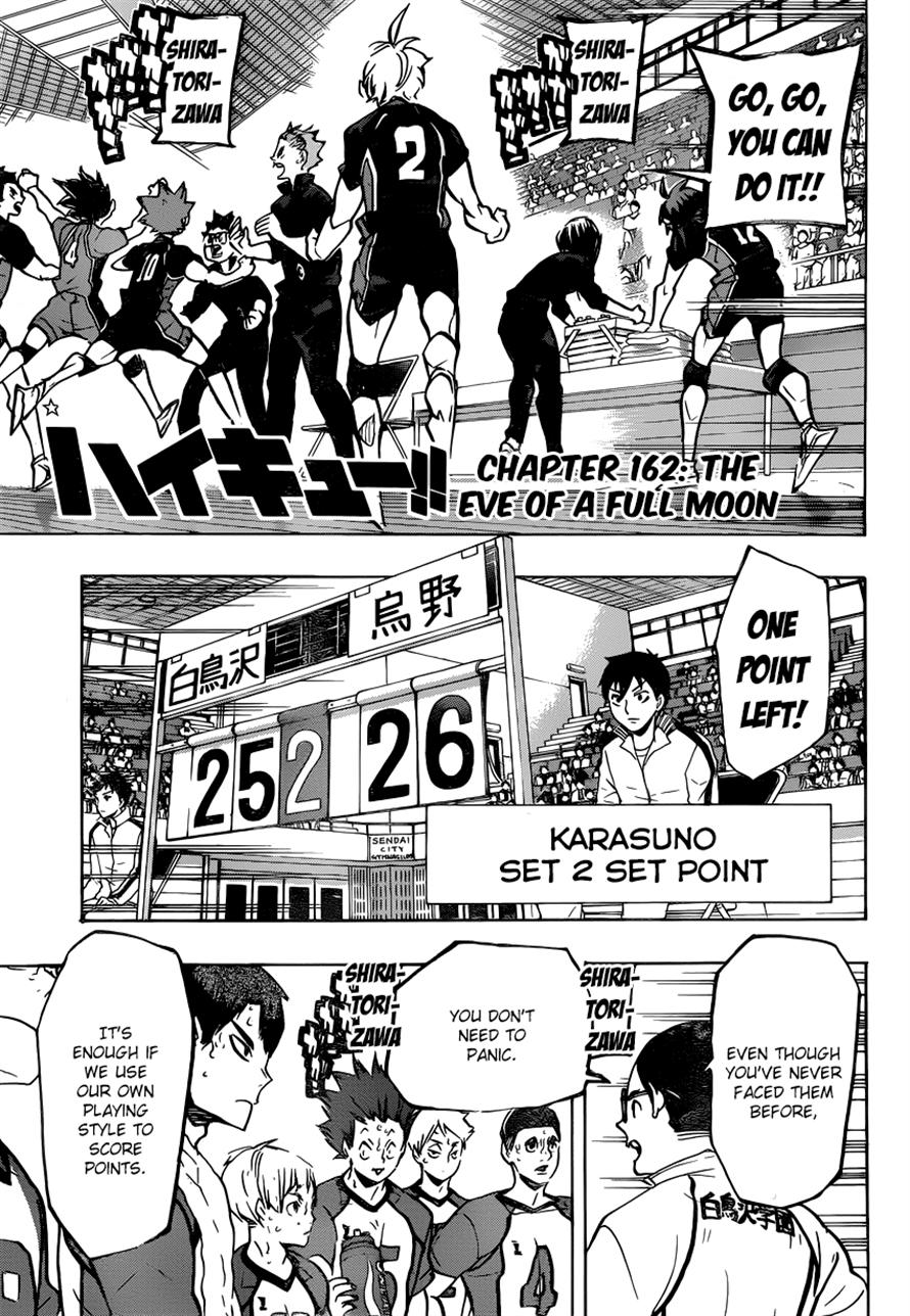 Haikyuu!! chapter 162 page 1