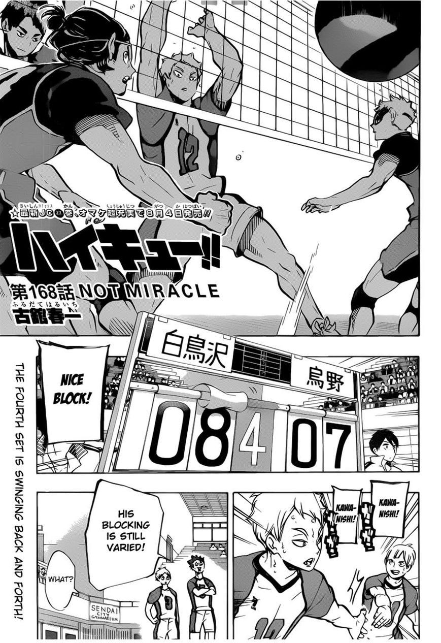 Haikyuu!! chapter 168 page 1
