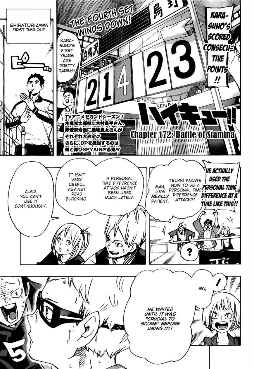 Haikyuu!! chapter 172 page 1