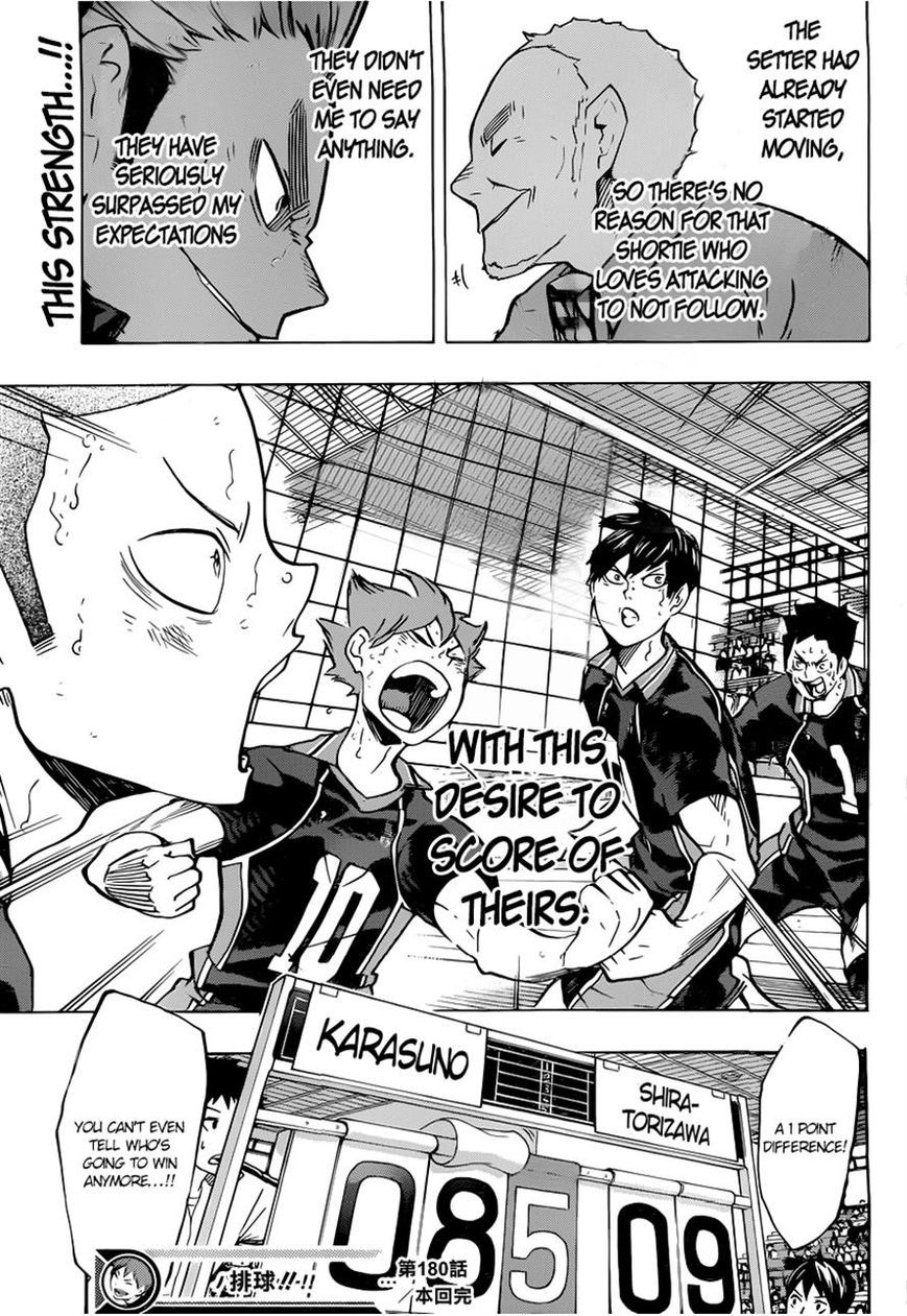 Haikyuu!! chapter 180 page 18