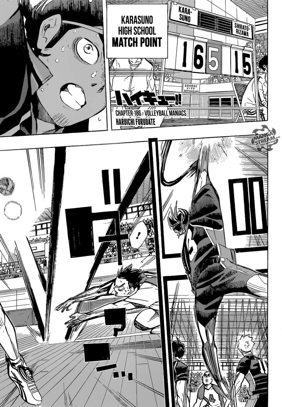 Haikyuu!! chapter 186 page 1