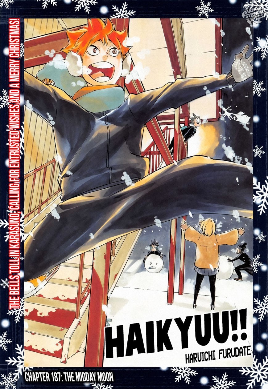 Haikyuu!! chapter 187 page 1