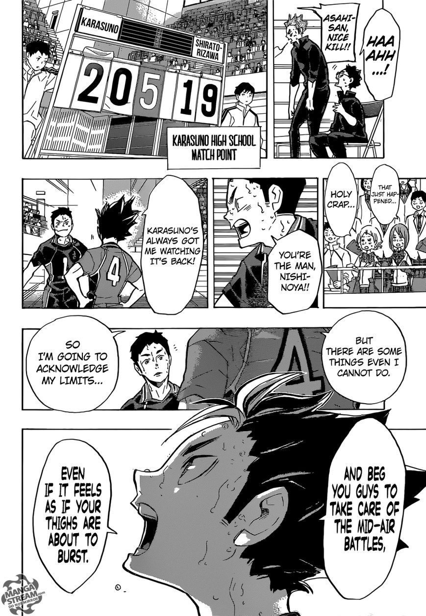 Haikyuu!! chapter 187 page 10