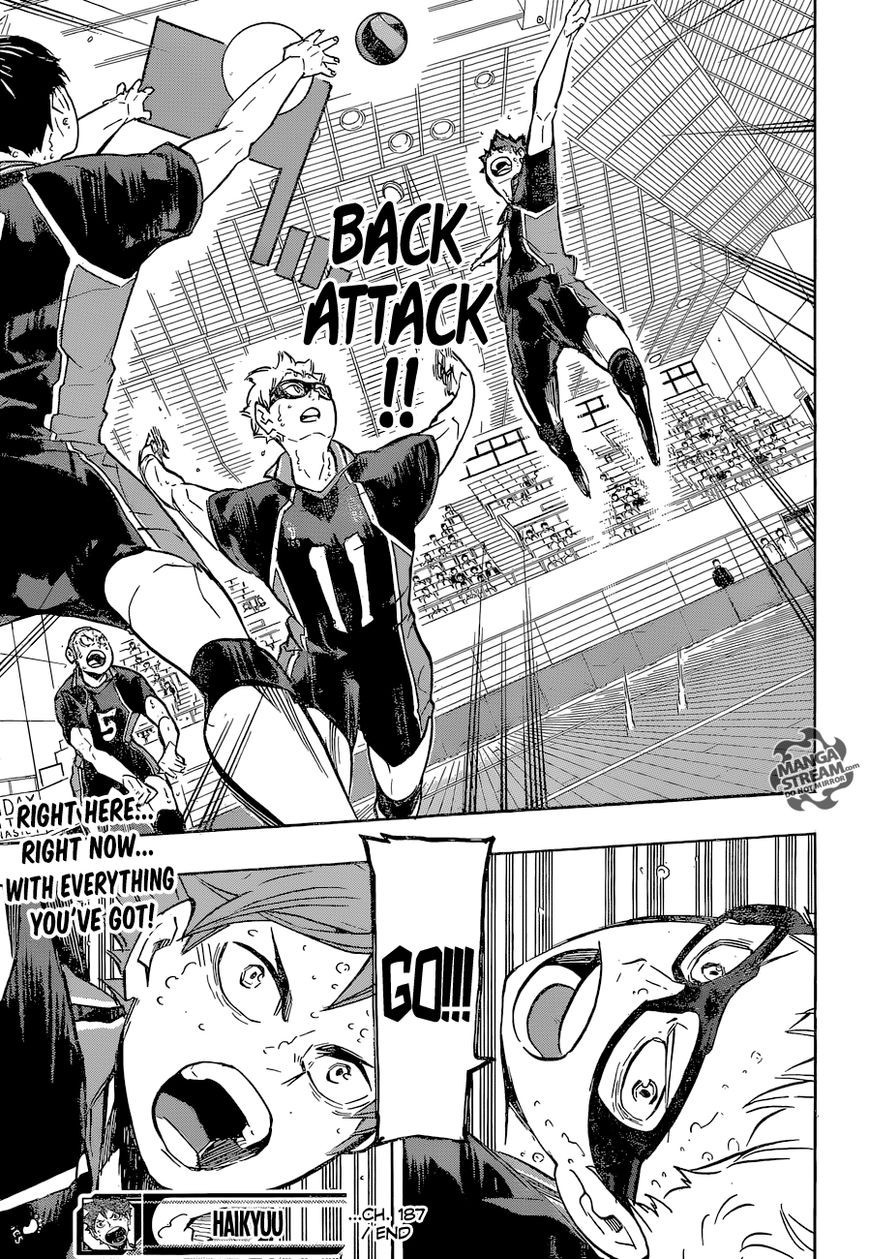 Haikyuu!! chapter 187 page 20