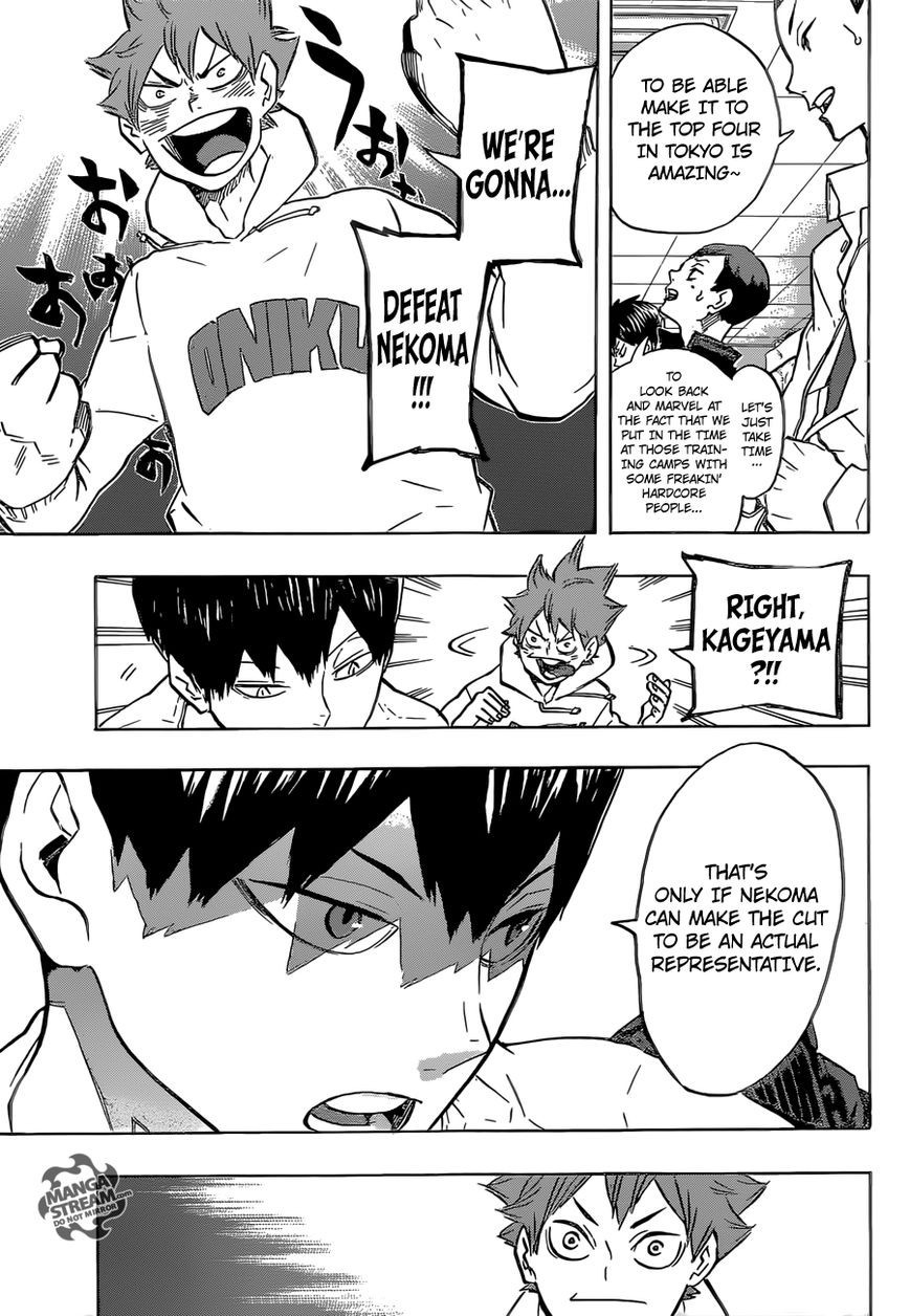 Haikyuu!! chapter 190 page 15