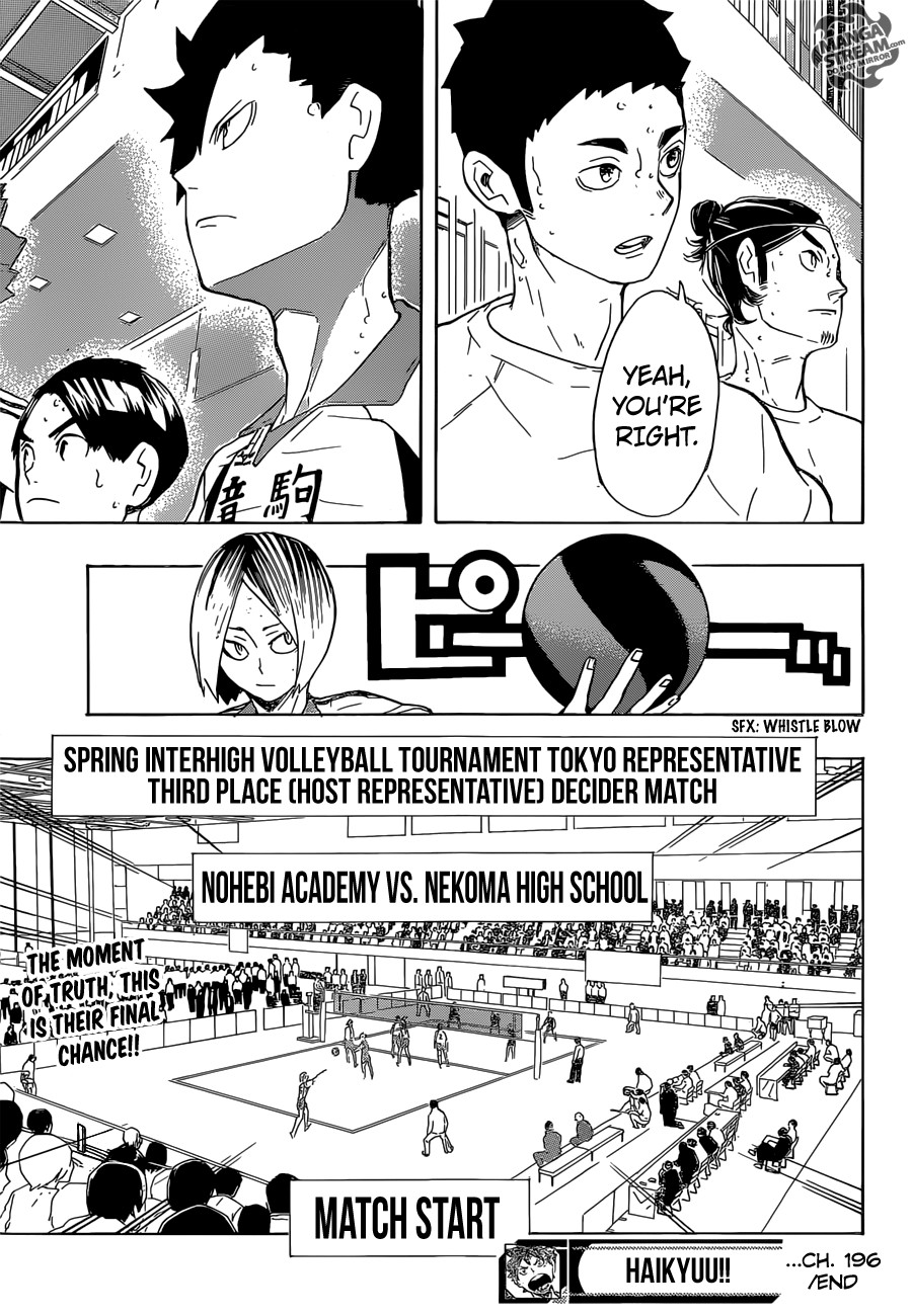 Haikyuu!! chapter 196 page 19
