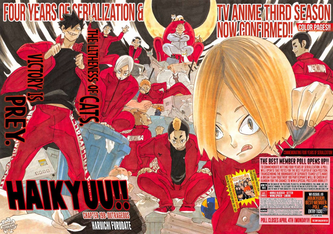 Haikyuu!! chapter 198 page 3