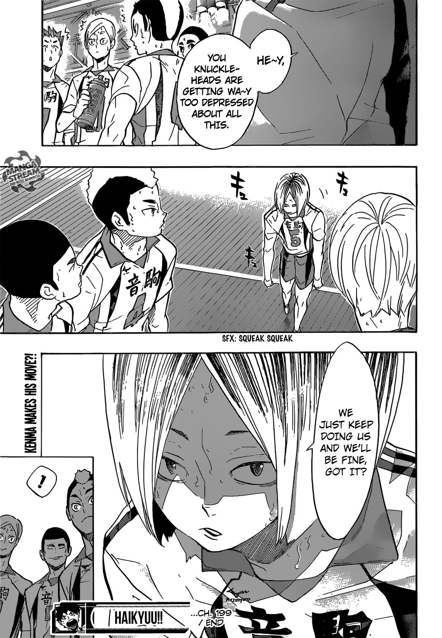 Haikyuu!! chapter 199 page 20