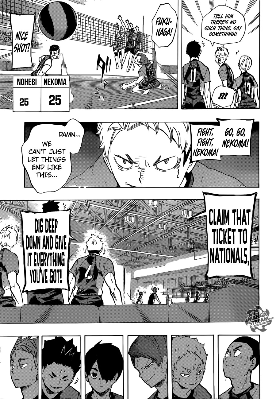 Haikyuu!! chapter 201 page 11