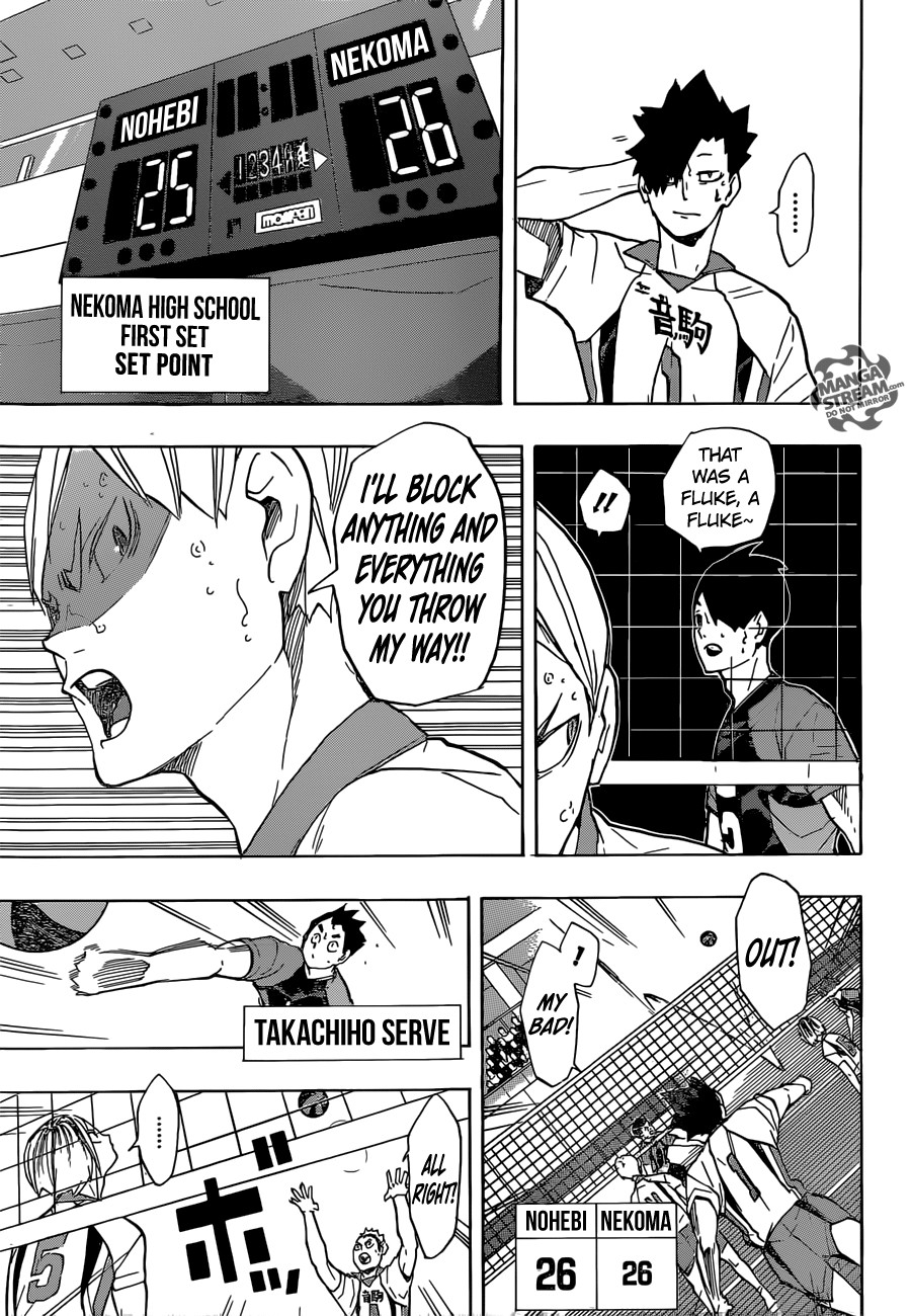 Haikyuu!! chapter 201 page 15