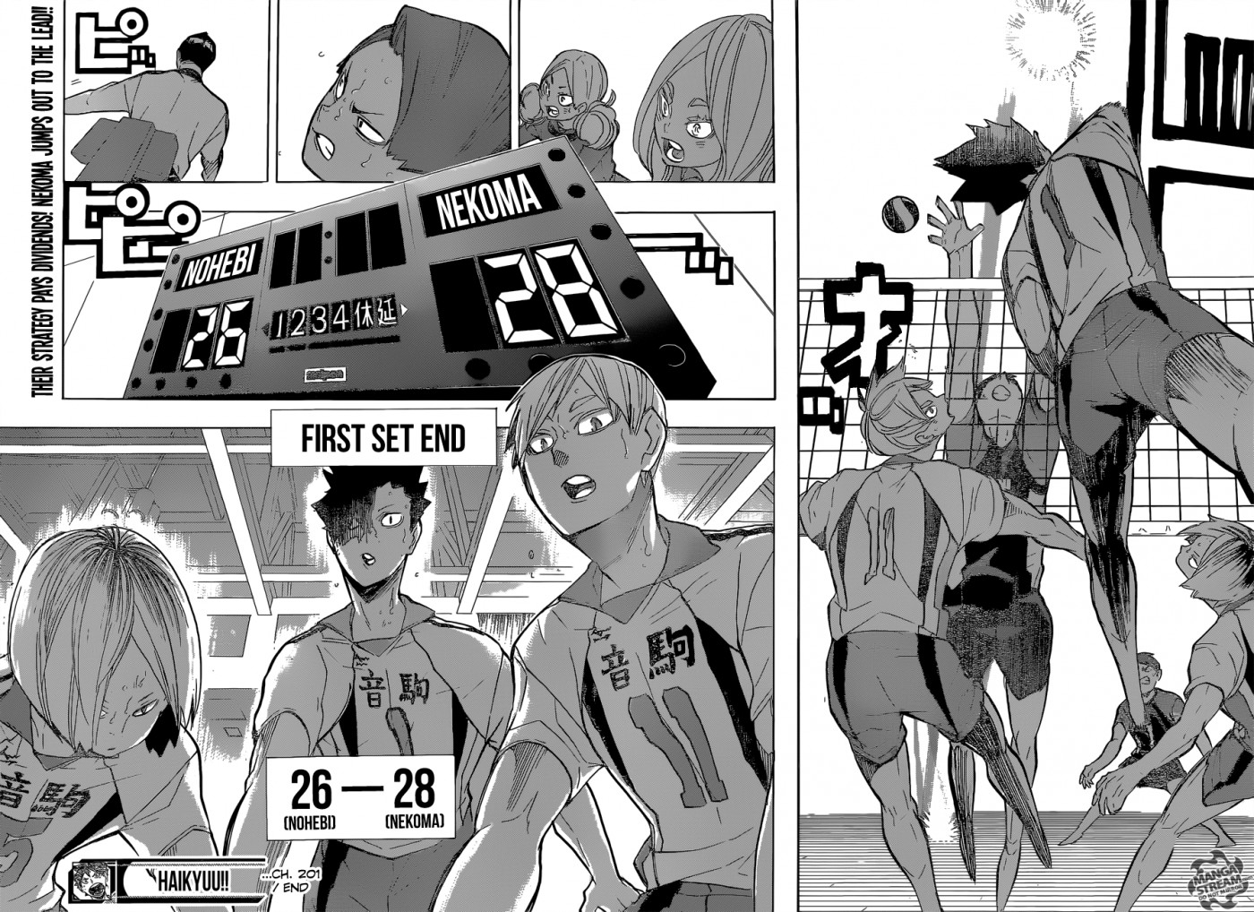 Haikyuu!! chapter 201 page 19