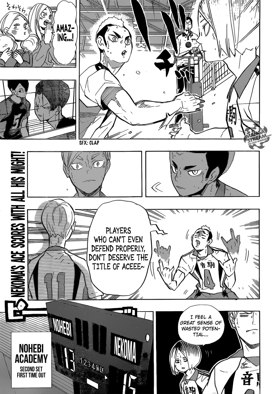 Haikyuu!! chapter 203 page 4