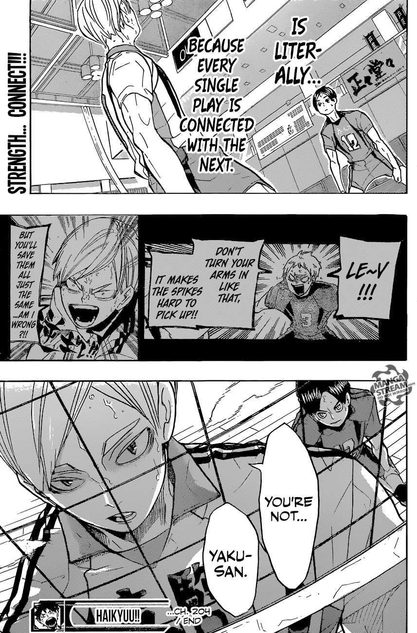 Haikyuu!! chapter 204 page 20