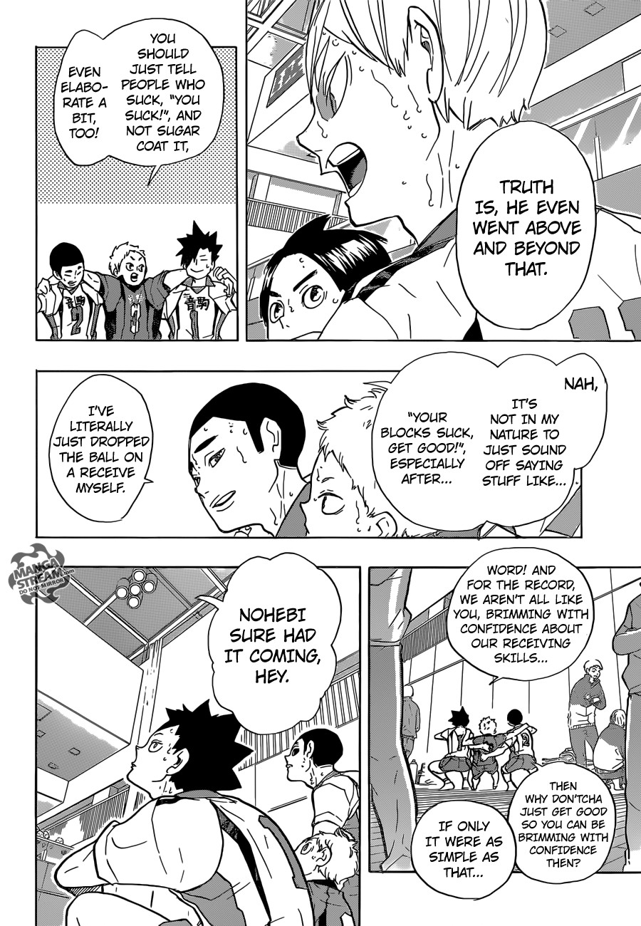 Haikyuu!! chapter 206 page 6