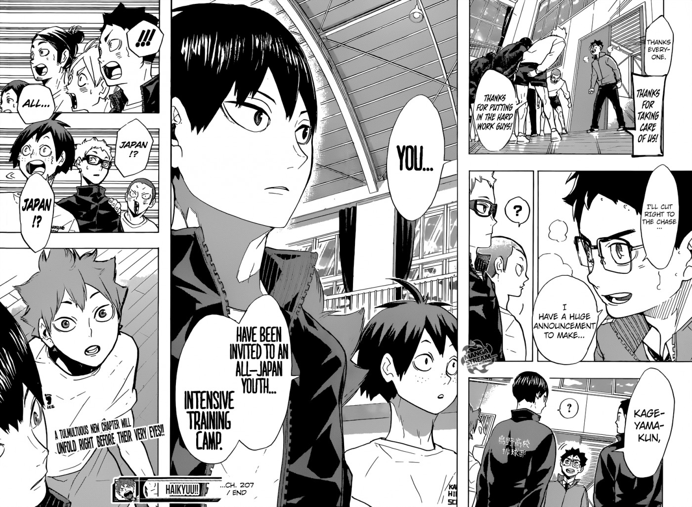 Haikyuu!! chapter 207 page 19
