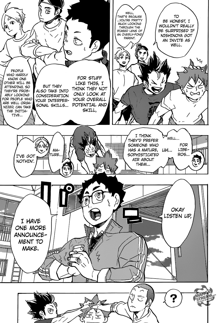 Haikyuu!! chapter 208 page 6