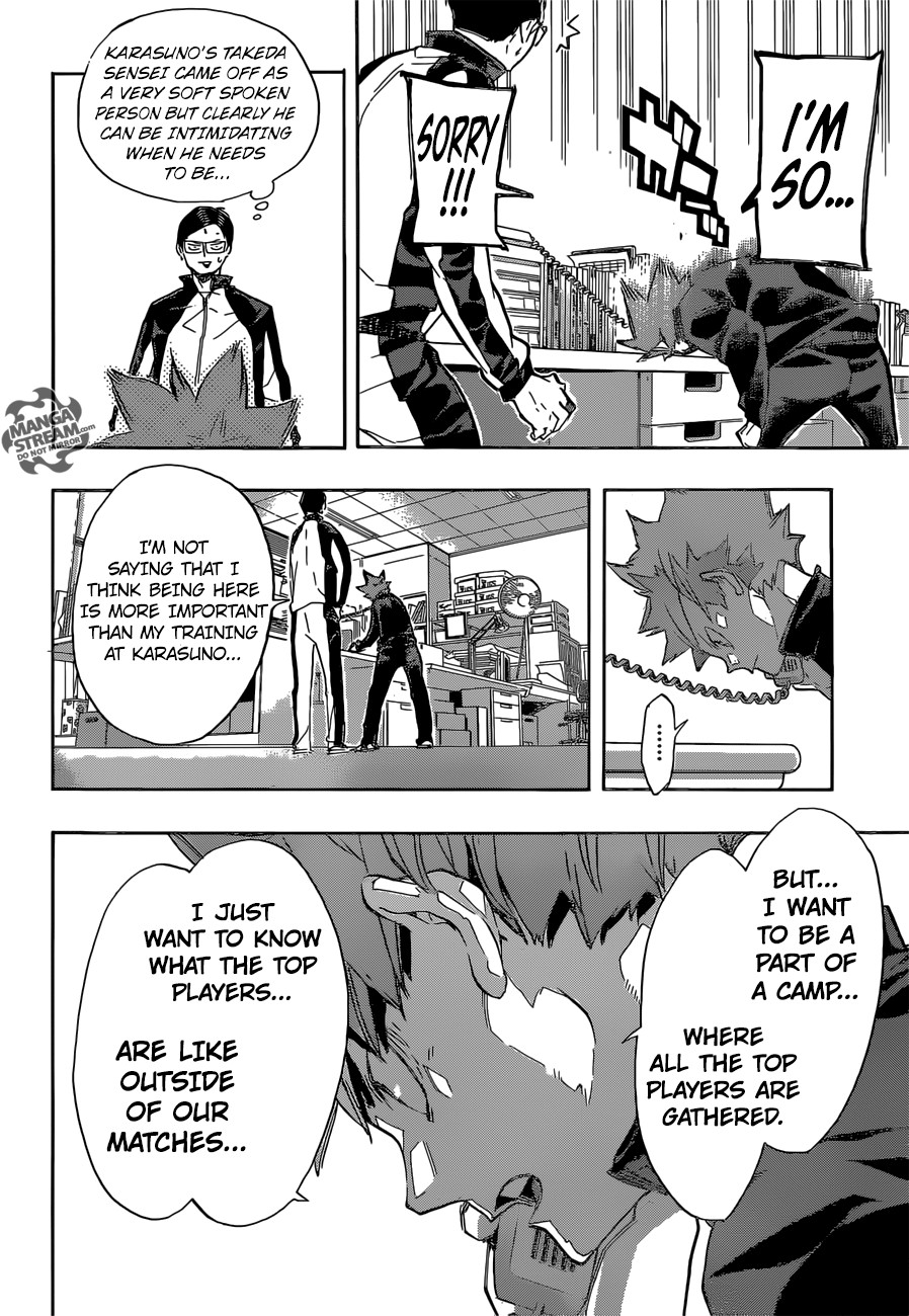 Haikyuu!! chapter 209 page 10