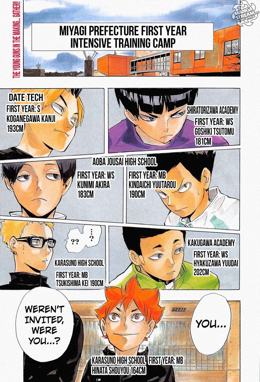 Haikyuu!! chapter 209 page 3